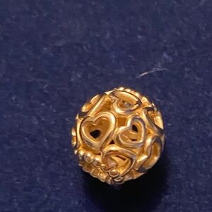 Pandora Elegant Rose Gold Filigree Bead Charm💕
